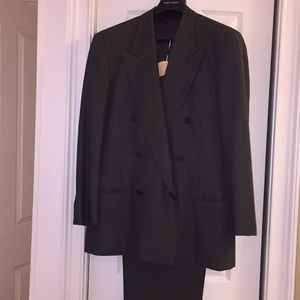 Men’s Armani suit.